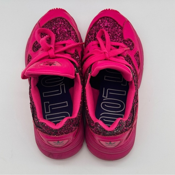 Adidas Falcon Shock Pink Glitter Sneakers - Picture 4 of 9